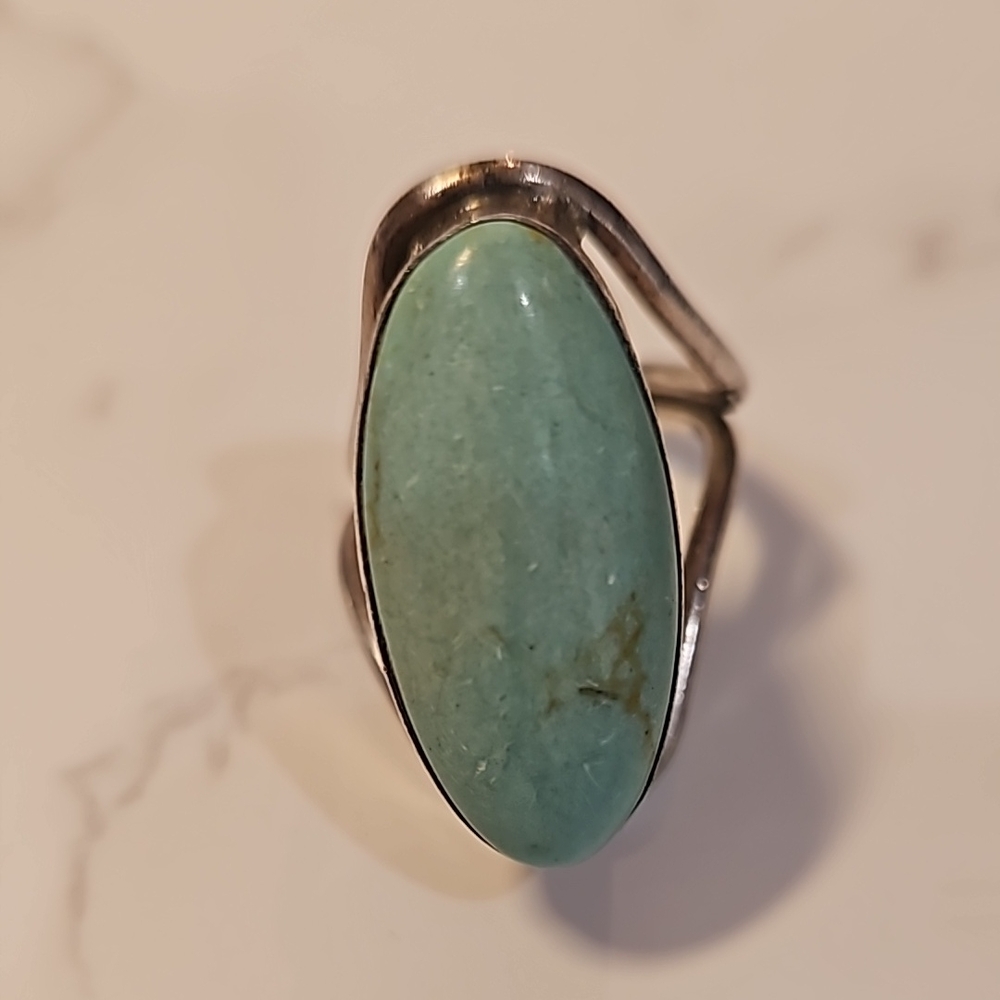 Sterling Silver Turquoise Ring sz 5.5